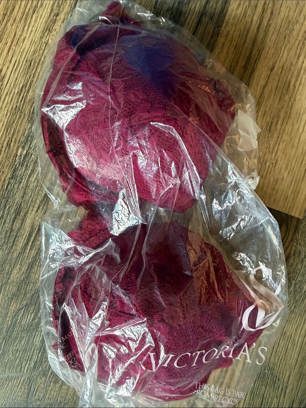 Victoria's Secret Berry Lace Push-Up Bra
